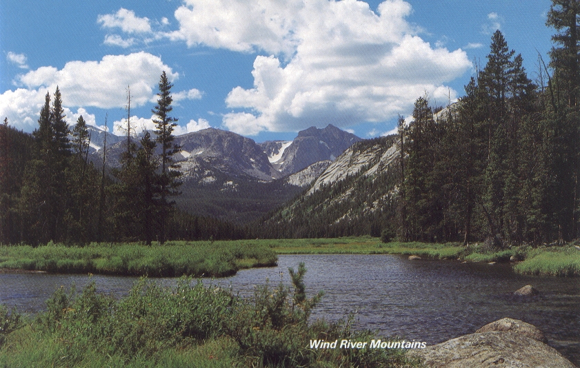 The Wind River Mountains of Wyoming